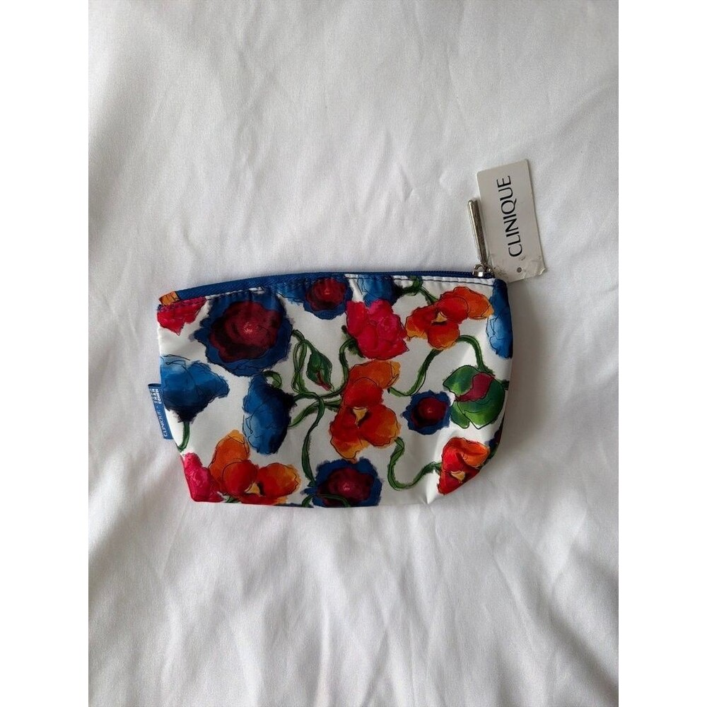 Clinique X Jonathan Cohen Floral Cosmetic Bag